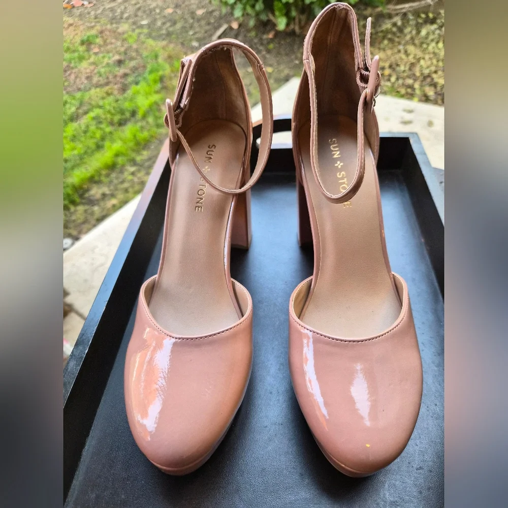 Sun + Stone Women's Pink Heels NEW